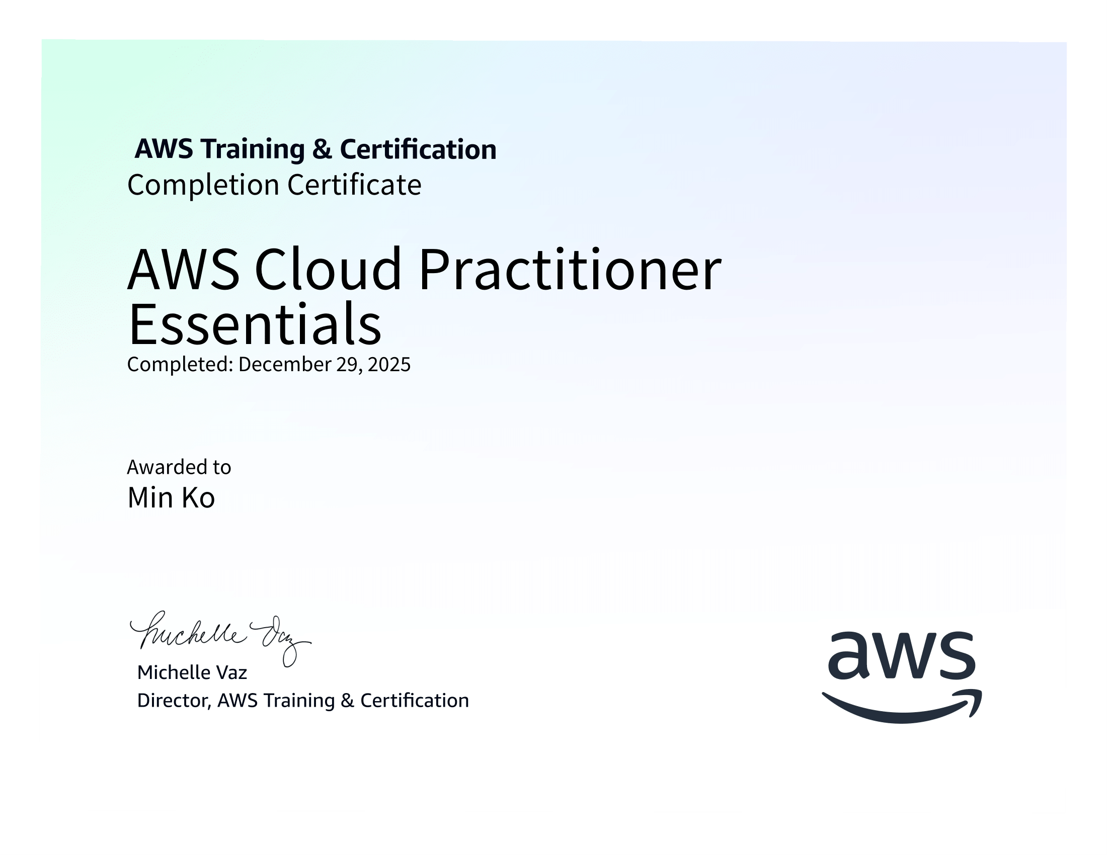 AWS Cloud Practitioner Essentials